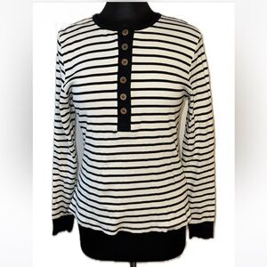 Black and White Striped Shirt size XL